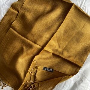 Lightweight Cashmere Summer Scarf, Gilded Bronze ⚜️